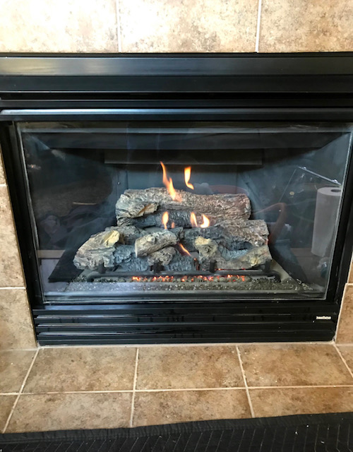 direct vent fireplace after
